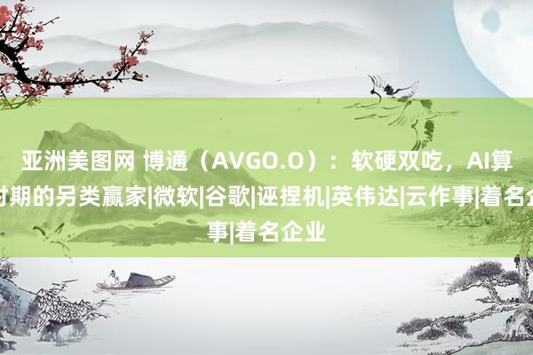 亚洲美图网 博通（AVGO.O）：软硬双吃，AI算力时期的另类赢家|微软|谷歌|诬捏机|英伟达|云作事|着名企业